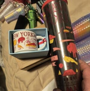 Stanley and Starbucks tumblers mugs and keychains. Also color changing reu